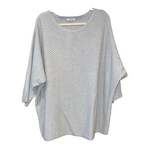 VILA MILANO Light Blue Scoop Neck Women's Sweater - Relaxed Fit